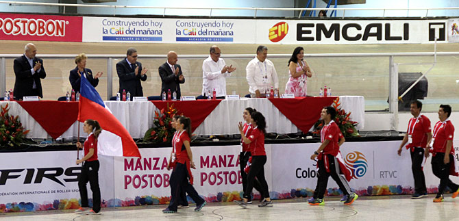 Alcalde Rodrigo Guerrero inaugur�  Mundial de Patinaje Art�stico