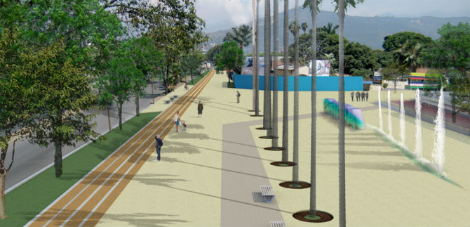 Presentan el concurso para dise�ar la fase 2 del Corredor Verde; firman contrato