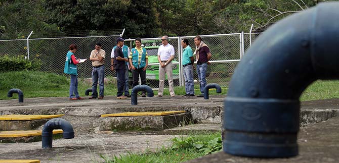 Planta de tratamiento de aguas residuales favorece la zona tur�stica de La Vor�gine