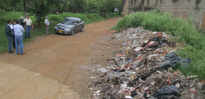 Jornada de recuperacin al lado del ro Caavarelejo