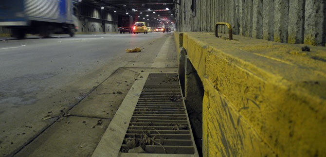 Tnel Mundialista pas prueba, gracias a drenaje exclusivo para evacuar lluvias