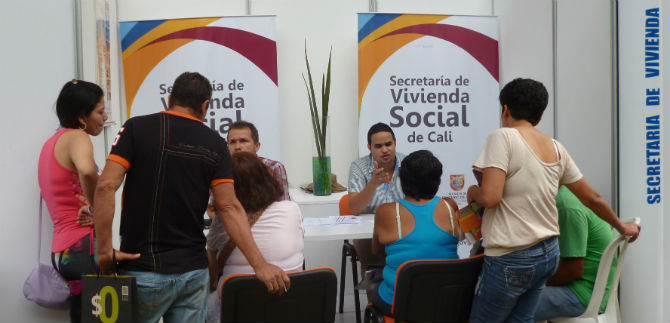 Secretara de Vivienda Social promocion subsidios en Feria de la Vivienda