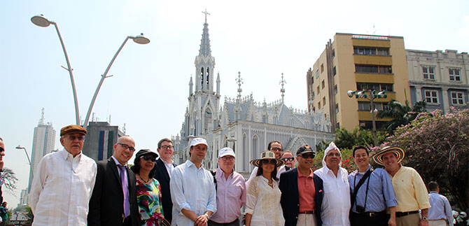 Con miembros de la Fundacin Ford, Administracin present el Proyecto Corredor Verde