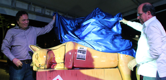 Otras tres encantadoras Gatas del Ro ronronean por el Paseo de la Avenida Colombia