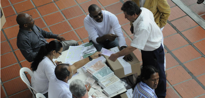 Mostrarn medidas de seguridad por elecciones presidenciales, en rueda de prensa