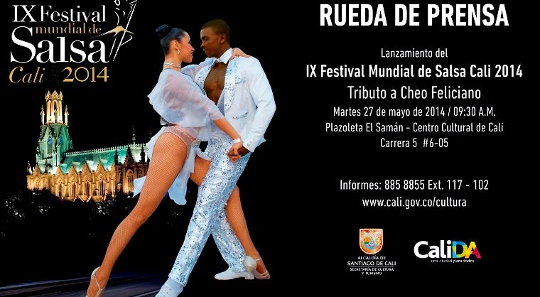 Presentan el Festival Mundial de Salsa de Cali 2014, este martes 27 de mayo