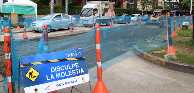 Adecuan 37 tramos viales con obras del MIO, esta semana