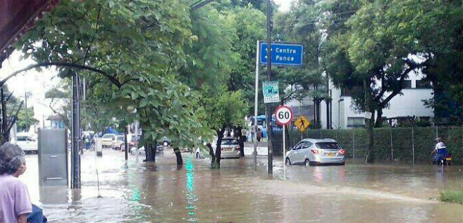Retorna la normalidad en el suroccidente de Cali, luego de fuerte aguacero