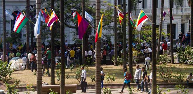 Rueda de prensa para conmemorar los 204 aos de la  gesta independentista