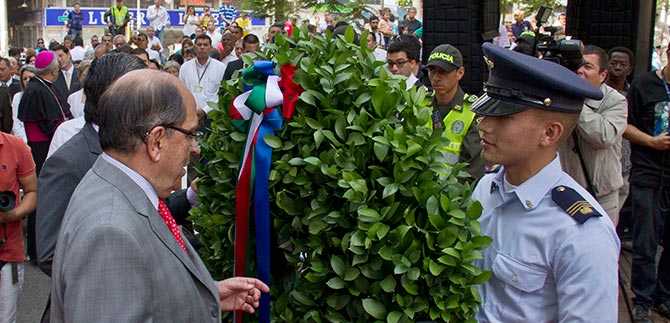 Con 200 nios cantores de Ginebra, Cali celebra sus 204 aos de independencia