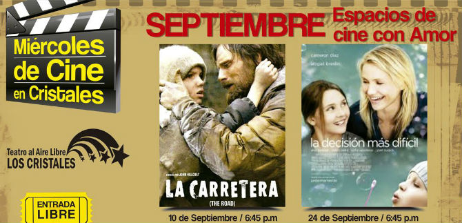 Abren espacio de cine con amor en Los Cristales