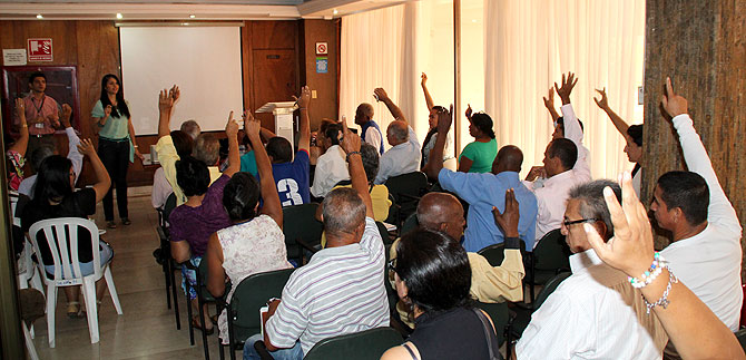 Administraci�n prepara a jueces de paz en soluci�n de conflictos comunitarios