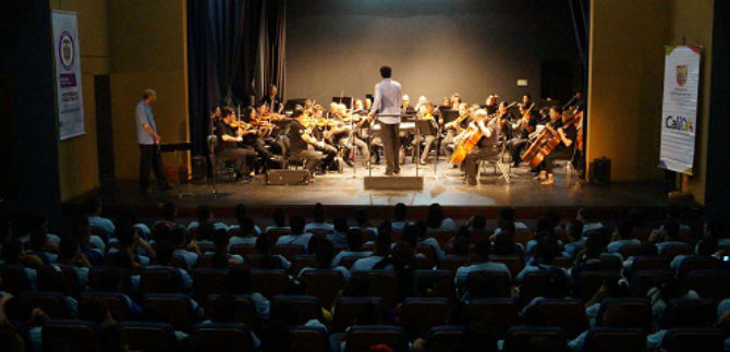 Sensibilizan a estudiantes con acercamientos a la m�sica cl�sica