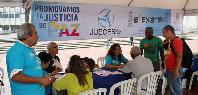 Jornada masiva de promoci�n de la justicia de paz vincul� a 1500 asistentes