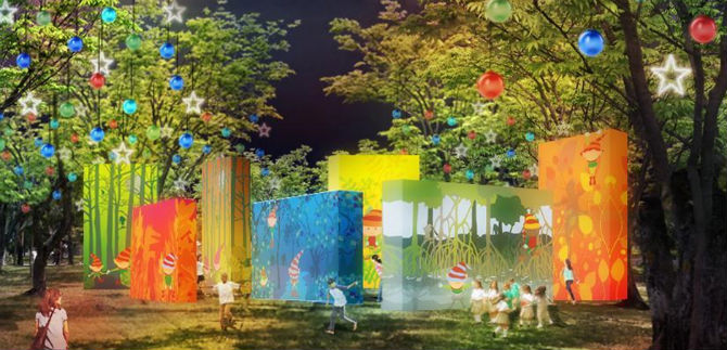 Cale�os disfrutar�n de la magia de los paisajes multicolores con el Alumbrado Navide�o