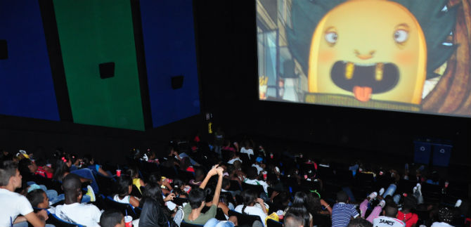 Ms de mil nios del oriente disfrutaron el Festival Internacional de Cine de Cali