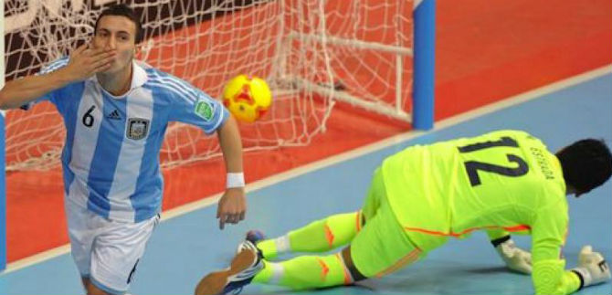 Aterriz Argentina, principal rival de Colombia