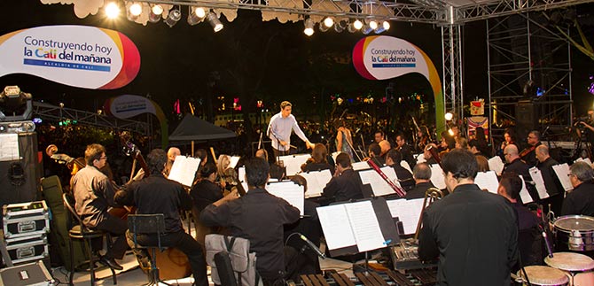Con espect�culos musicales se recrea el recorrido por el alumbrado de la ciudad