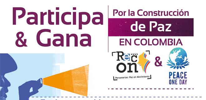 Quedan cuatro d�as para vincular su idea de paz a la iniciativa RecOn de la Personer�a
