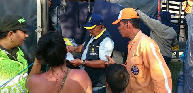 Consejo del Riesgo entrega ayudas humanitarias a afectados por las lluvias