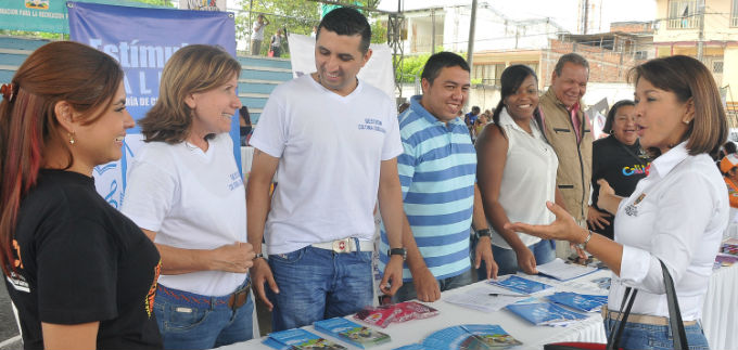 Cultura Ciudadana que promueve civismo con arte llega a la comuna 7