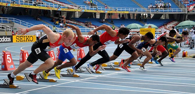 Arrancan pruebas del Mundial de Atletismo; deportistas, maravillados con nivel t�cnico