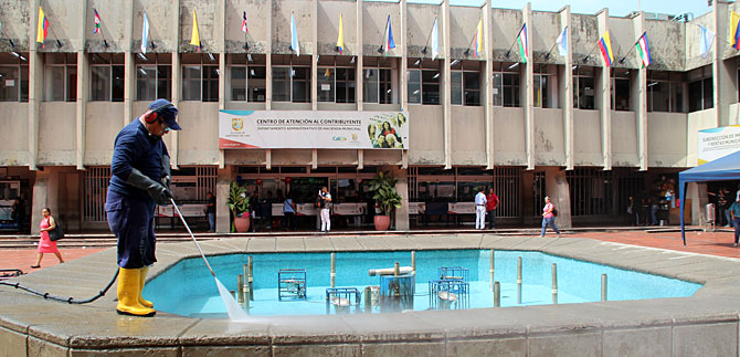 Alrededores del CAM quedaron relucientes para que caleos celebren cumpleaos