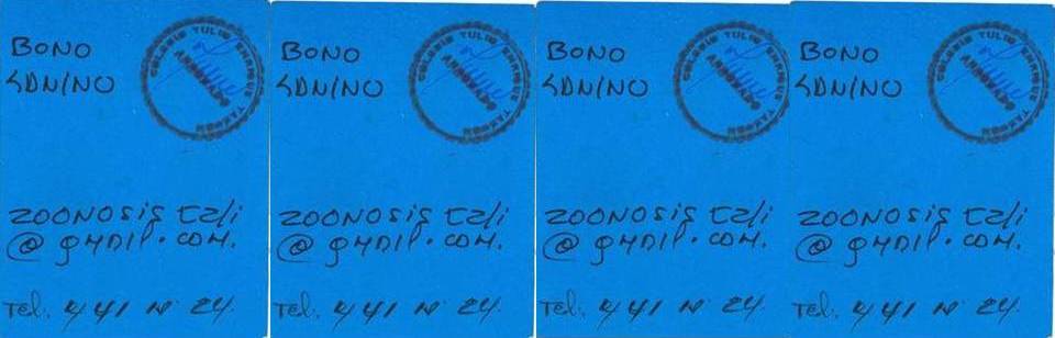 Bonos para acceder a servicios del Centro de Zoonosis son falsos