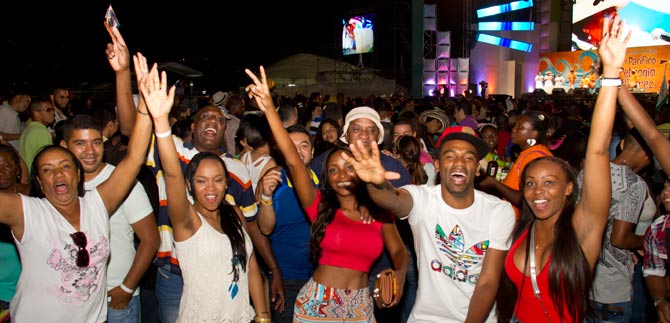 La fiesta del Pac�fico se vive en Cali con mucho civismo