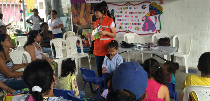 Festival de la Lectura y la Convivencia Familiar en la comuna 6