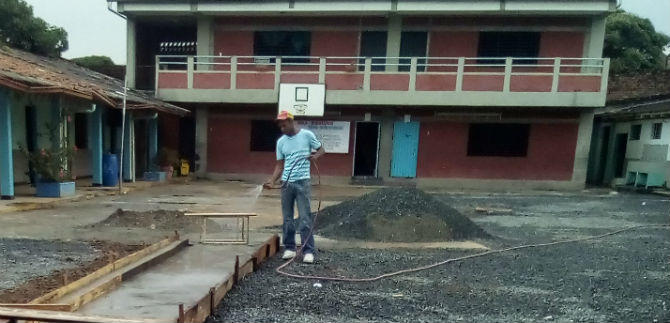 Instituci�n Educativa Eva Riascos Plata mejora su Infraestructura educativa