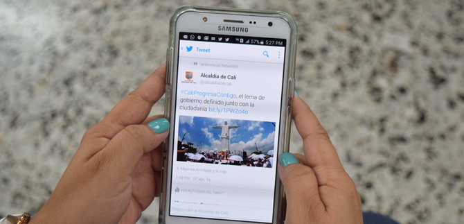 #CaliProgresaContigo  fue tendencia nacional en twitter