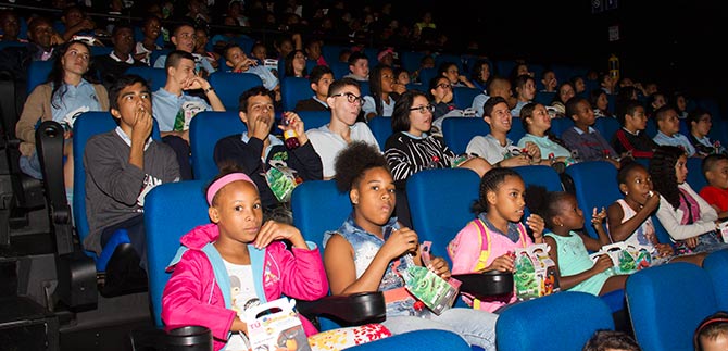 480 nios de sectores vulnerables disfrutaron del sptimo arte