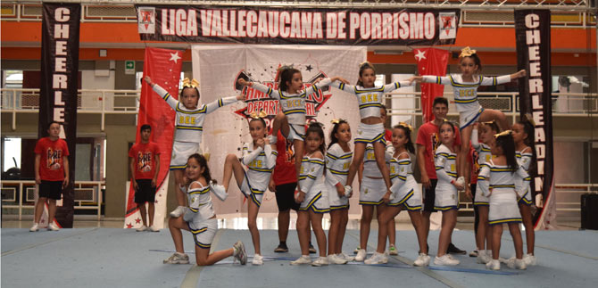 Cali fue escenario del I Campeonato Departamental Intercolegiado y Universitario de Porrismo