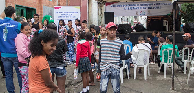 Jornada de servicios para habitantes en situacin de calle de La Isla