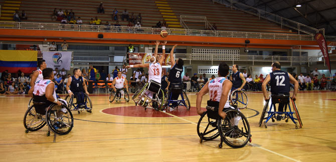 Inaugurado Sudamericano de Baloncesto en silla de ruedas