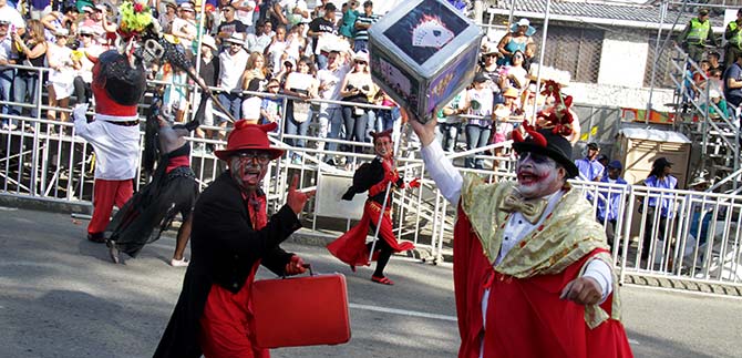 Listado oficial de comparsas seleccionadas para participar del Desfile de Carnaval de Cali Viejo