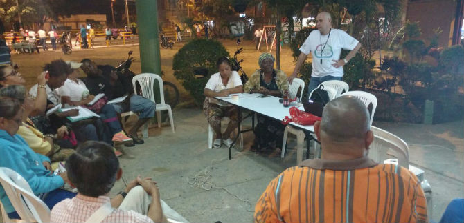 La comuna 15 trabaja  por los buenos vecinos