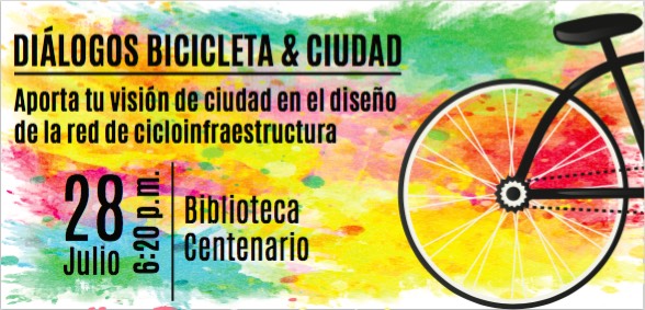 Este jueves, aporta tu visin en diseo de red de cicloinfraestructura