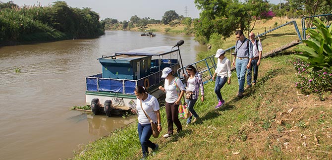 Visita preparatoria de la delegacin Francesa a los proyectos ms importantes de la ciudad