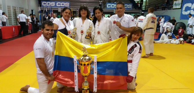 Colombia bicampe�n Panamericano de Jiu Jitsu