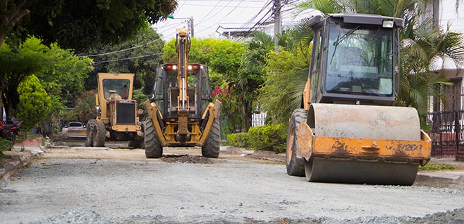 En el barrio Nueva Tequendama se recupera v�a que marcaba un deterioro de 15 a�os