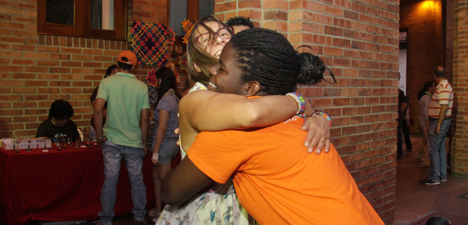 Una calle del arte con mucha cultura ciudadana