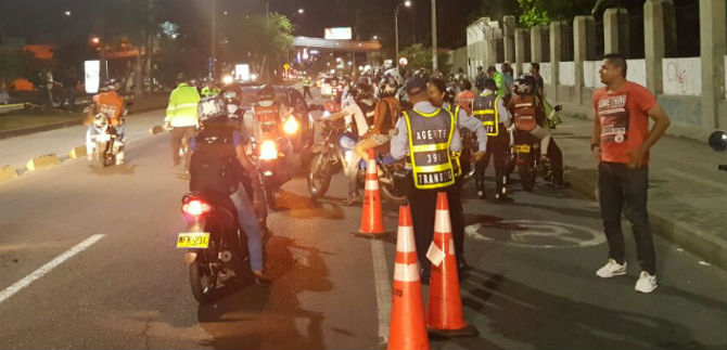 Intensivo control en las v�as realiza Secretar�a de Tr�nsito
