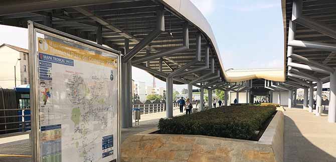 Ubcate en el MIO con el nuevo mapa troncal