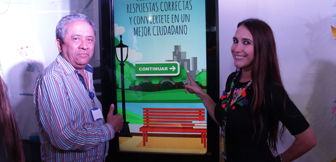 El stand de la Alcald�a fue el epicentro de Cultura Ciudadana en Exposhow