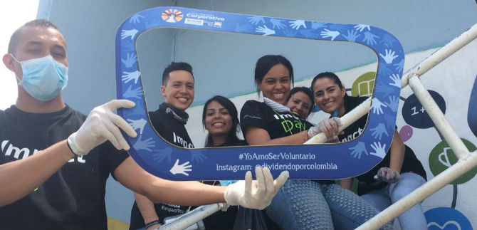 Con campa�a Apadrina una Escuela, sede San Roque tiene nueva cara