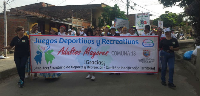 Los juegos deportivos y recreativos para el adulto mayor en la comuna 18, arrancaron con toda