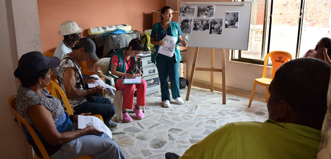 Trabajadores recicladores fueron capacitados en salud laboral