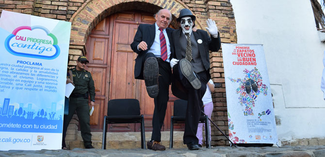 Maurice Armitage se puso en los zapatos del Chaplin cale�o